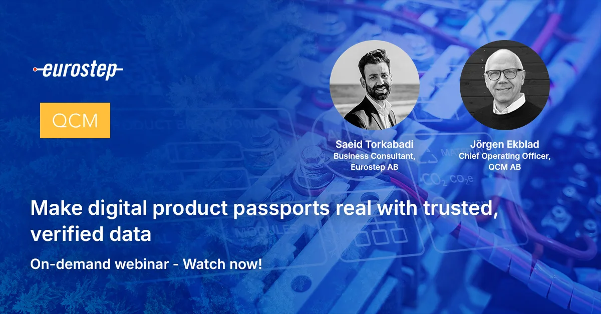 On-demand webinar: Make digital product passports real with trusted, verified data.